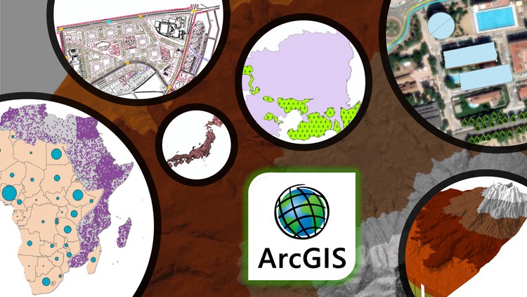 آموزش تسلط بر ArcGIS 10.x: دوره کامل از مبتدی تا حرفه‌ای
