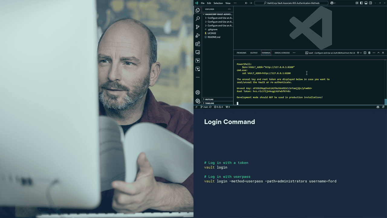 آموزش روش های احراز هویت برای Associate Vault (003)