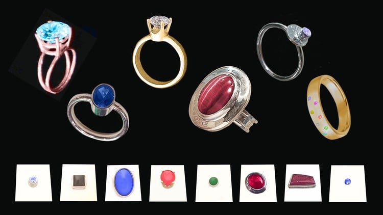 آموزش پنج روش برای ارتقاء طراحی جواهرات از طریق سنگ نشانی
