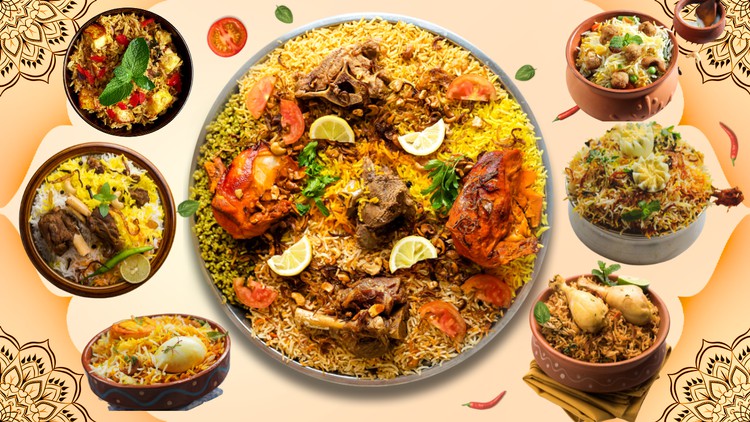 آموزش غذای هندی به سبک رستورانی: بریانی، پلو و غذاهای برنجی
