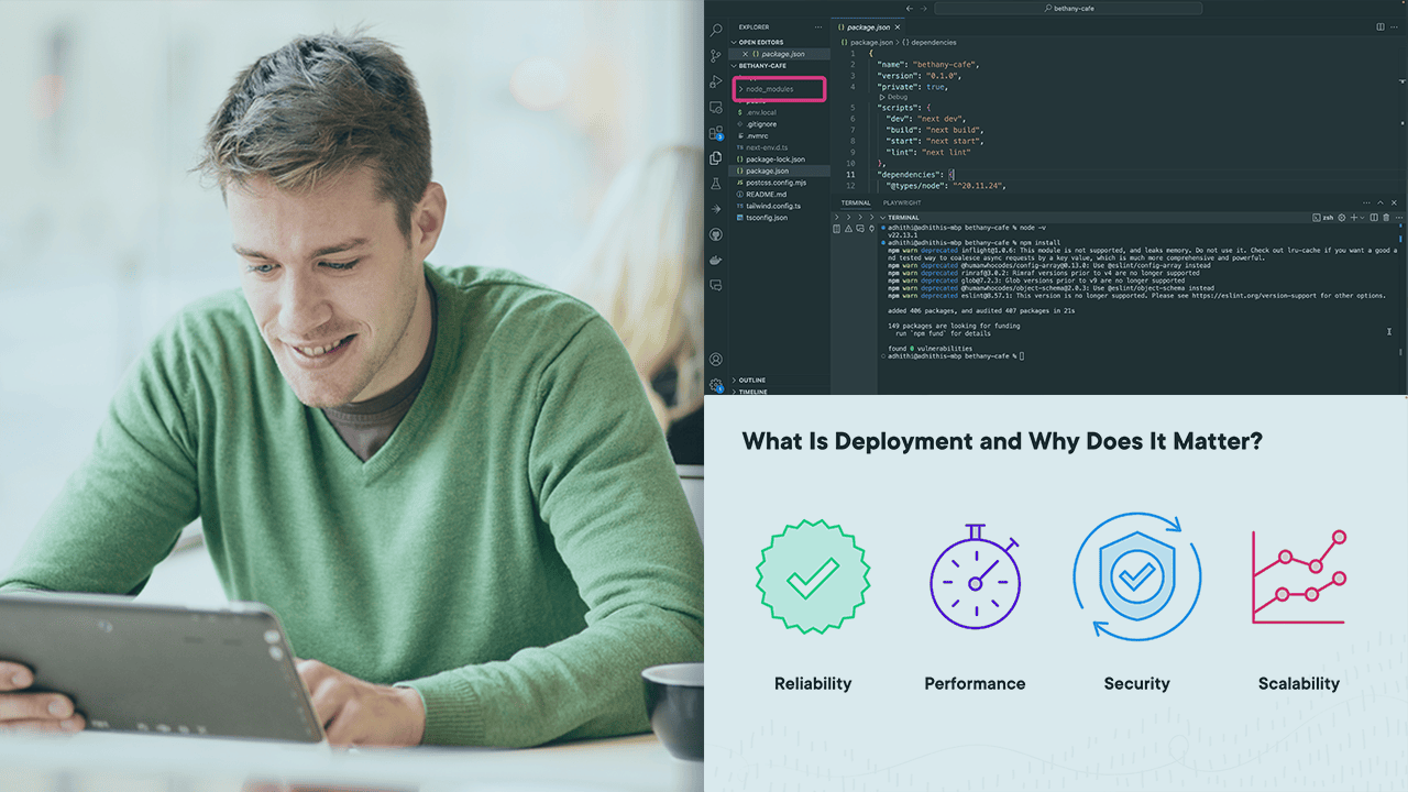 آموزش بهینه‌سازی و استقرار اپلیکیشن‌ها در Next.js 15