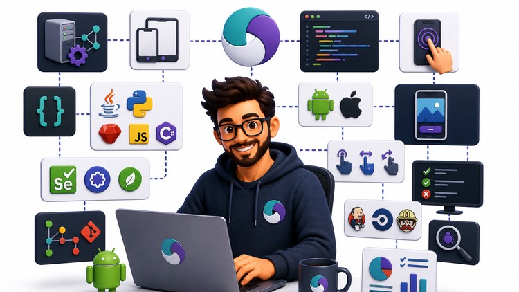 آموزش ۵۰۰+ سوال و جواب مصاحبه Appium سال ۲۰۲۶