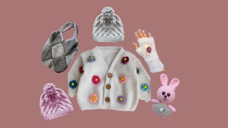 بافتنی: دوره آموزشی کامل بافتنی (از مبتدی تا پیشرفته)

