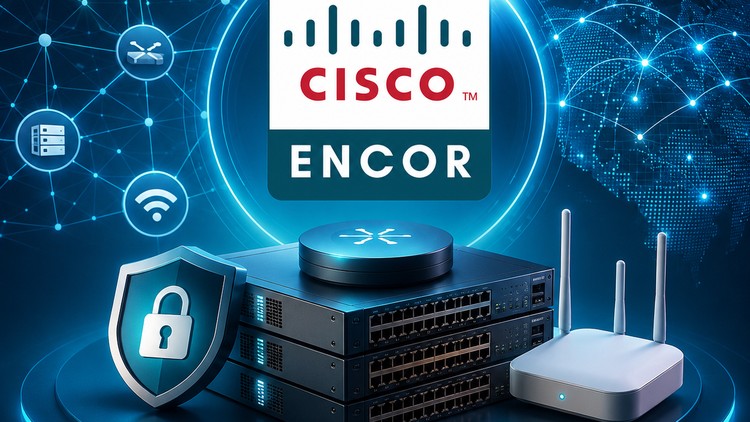 آزمون‌های آزمایشی Cisco CCNP ENCOR 350-401 | بیش از ۱۰۰۰ سوال