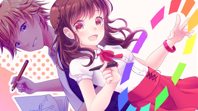 آموزش رنگ‌آمیزی دیجیتال انیمه برای مبتدیان
