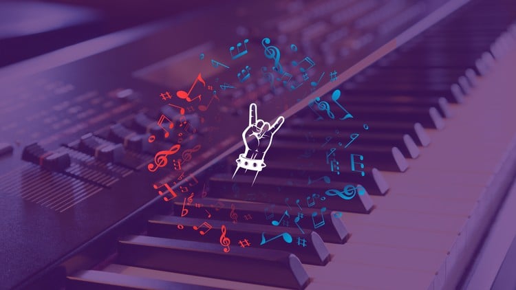 آموزش پیانو برای خواننده/ترانه‌سرایان 2: غوطه‌وری در ریتم پاپ/راک

