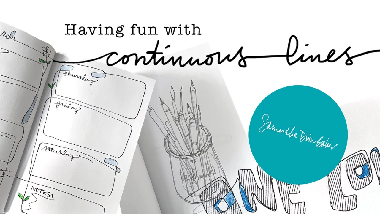 آموزش طراحی آسان: لذت بردن با خطوط پیوسته
