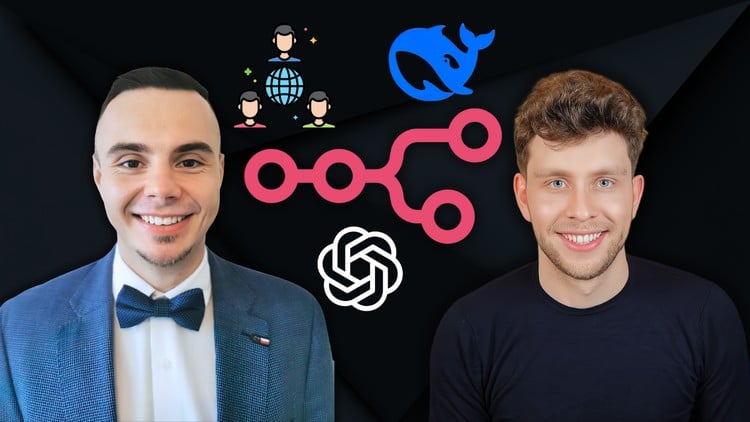 آموزش n8n - ربات‌های هوش مصنوعی، اتوماسیون هوش مصنوعی و عامل‌های صوتی هوش مصنوعی (بدون نیاز به کدنویسی!)

