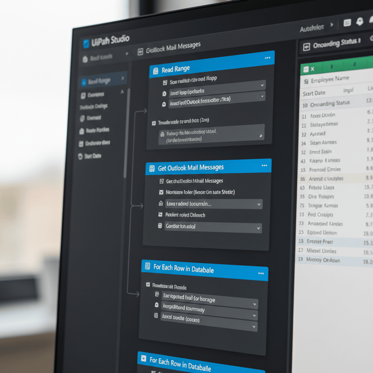 آموزش پیاده‌سازی RPA برای اتوماسیون فرآیندهای منابع انسانی (HR) با UiPath
