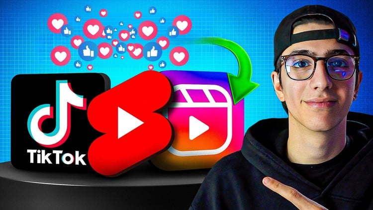 آموزش 2025 فرم کوتاه محتوای Masteclass - Tiktok ، Reels ، Shorts