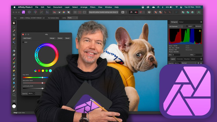 آموزش از مبتدی تا حرفه‌ای در Affinity Photo نسخه 2

