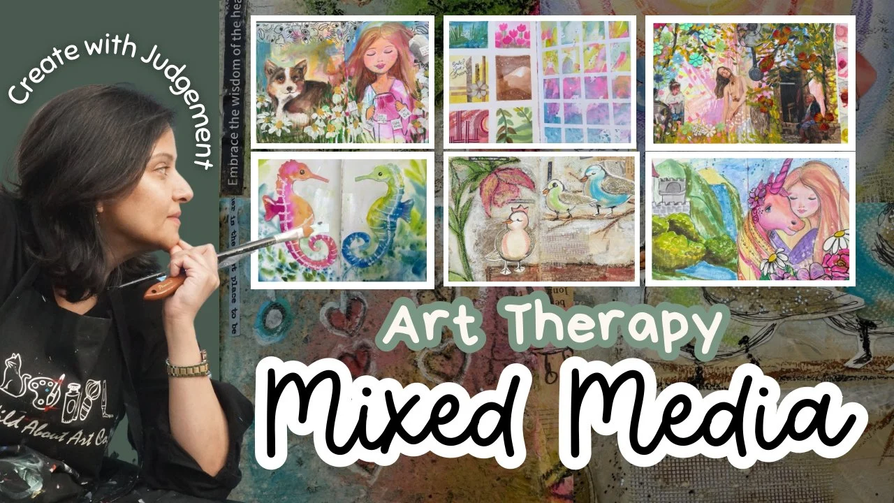 آموزش هنر درمانی با رسانه‌های ترکیبی: سفری 7 روزه برای خودشناسی

