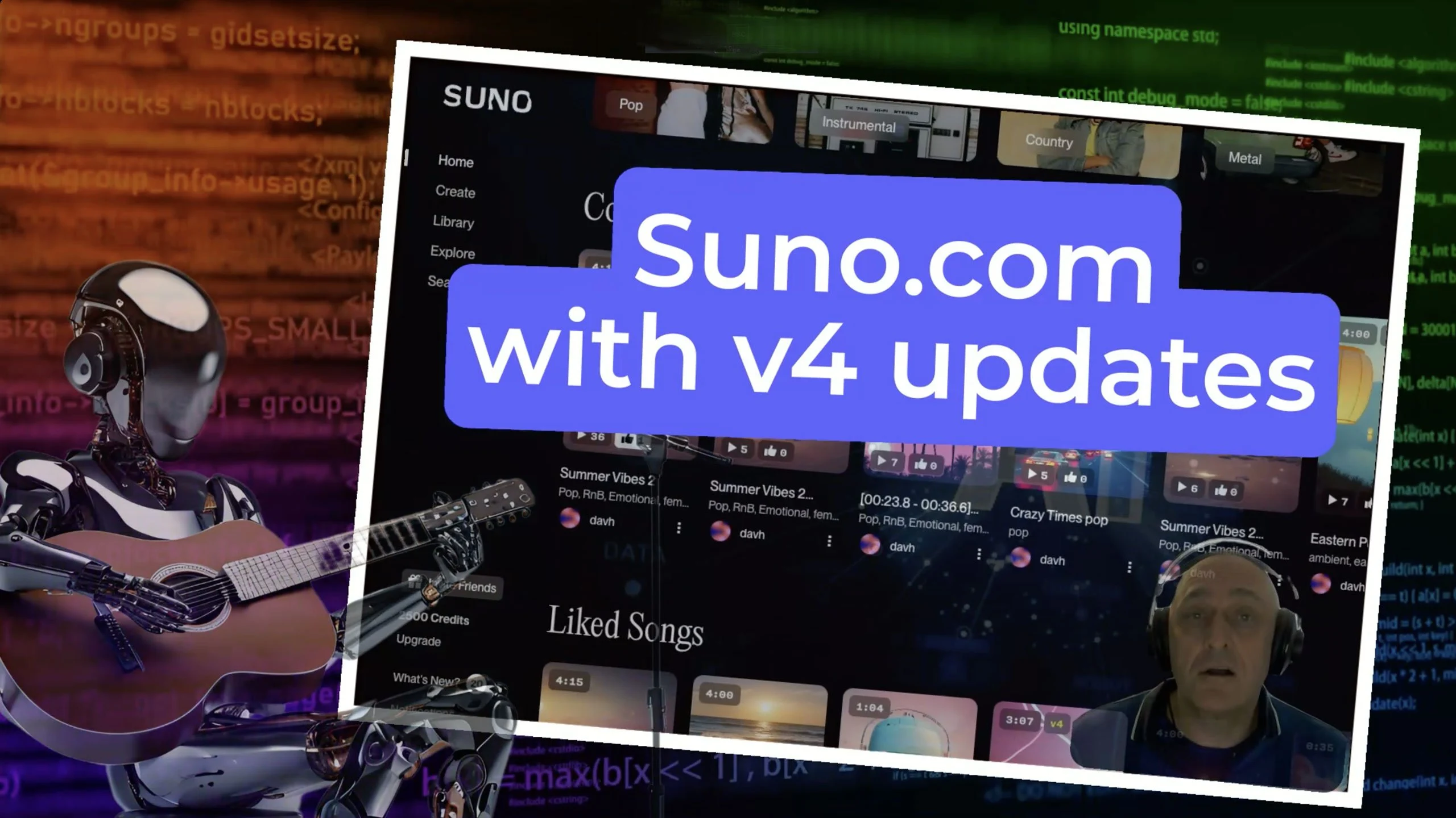 آموزش Suno V4: مقدمه. موسیقی هوش مصنوعی خود را بسازید.