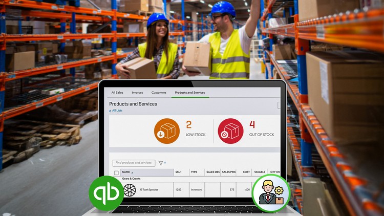 آموزش مدیریت موجودی QuickBooks Online
