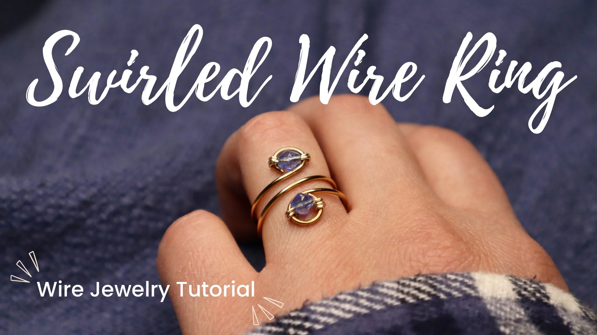 آموزش انگشتر مفتولی پیچ‌خورده
