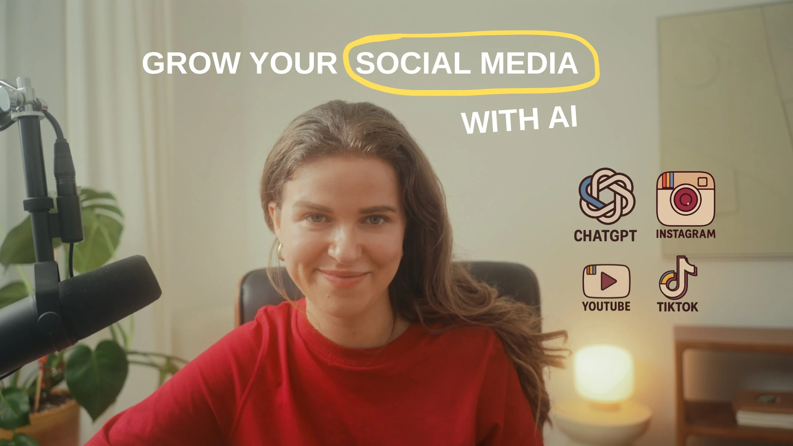 آموزش رشد شبکه‌های اجتماعی با چت‌جی‌پی‌تی: اسرار هوش مصنوعی برای رشد در سال ۲۰۲۵ (اینستاگرام، تیک‌تاک، یوتیوب)
