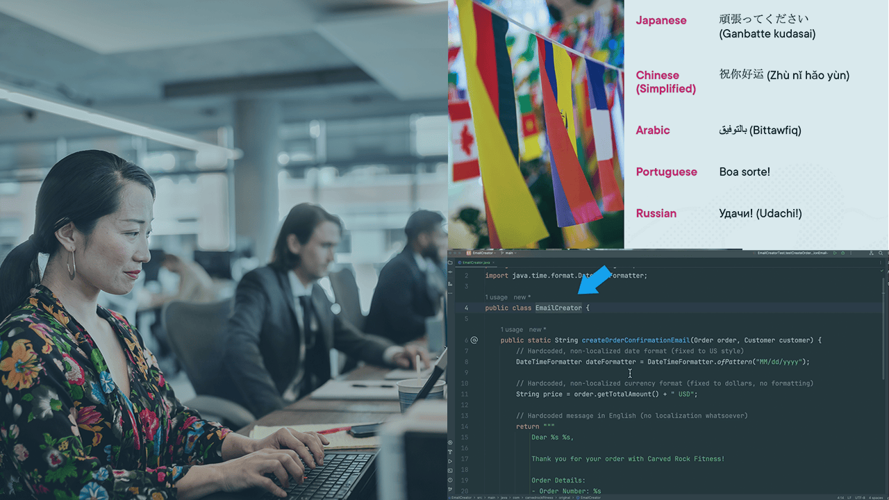 برنامه‌نویس Java SE 21 (آزمون 1Z0-830): پیاده‌سازی بومی‌سازی (Localization)