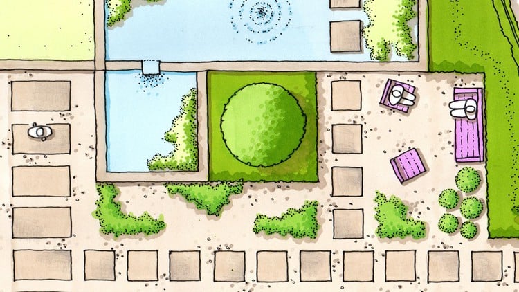 آموزش دوره جامع طراحی باغ - ۴. فرایند طراحی

