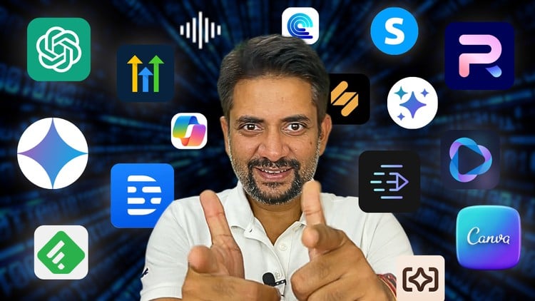 آموزش تسلط بر هوش مصنوعی با چت‌جی‌پی‌تی، جمنای، فیدلی و ۲۵+ ابزار هوش مصنوعی
