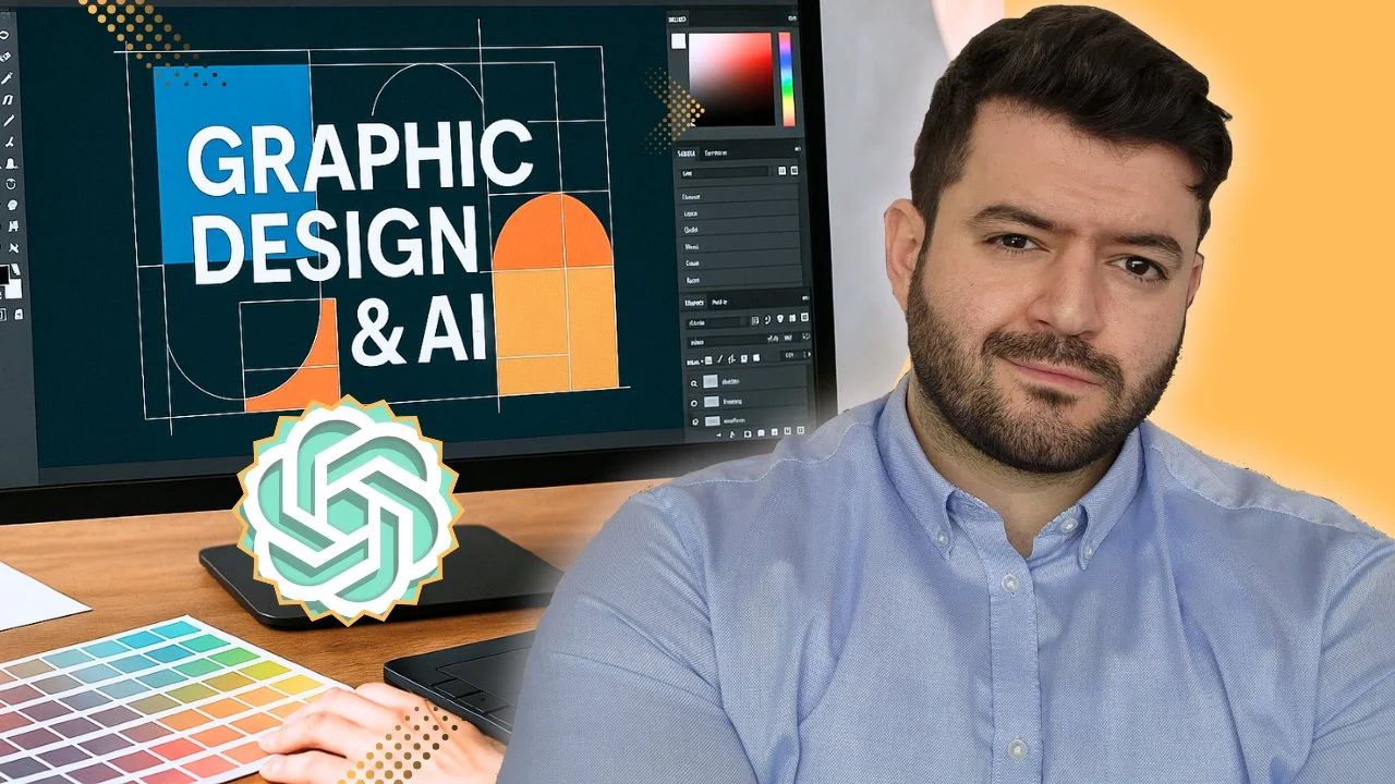 آموزش طراحی گرافیک با چت جی‌پی‌تی: طراحی گرافیک مبتنی بر هوش مصنوعی، طراحی لوگو، طراحی گرافیک برای برندینگ
