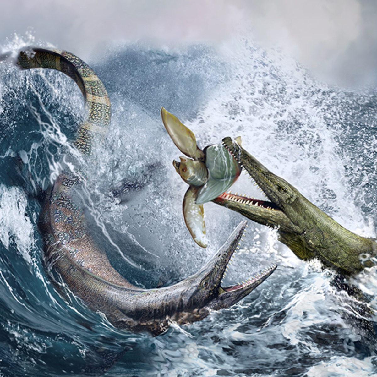 آموزش paleontology: خزندگان دریایی باستان