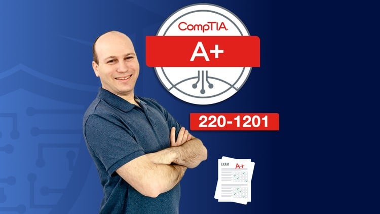آزمون آزمایشی CompTIA A+ Core 1 (220-1201): 6 دوره تمرینی

