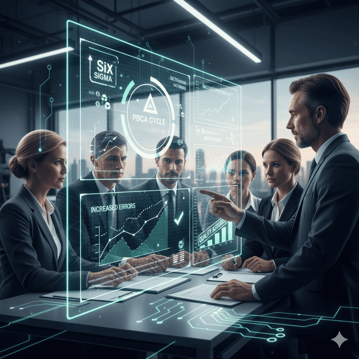آموزش تسلط بر مدیریت کیفیت جامع (TQM) و شش سیگما: ارتقای کیفیت و کاهش خطاها
