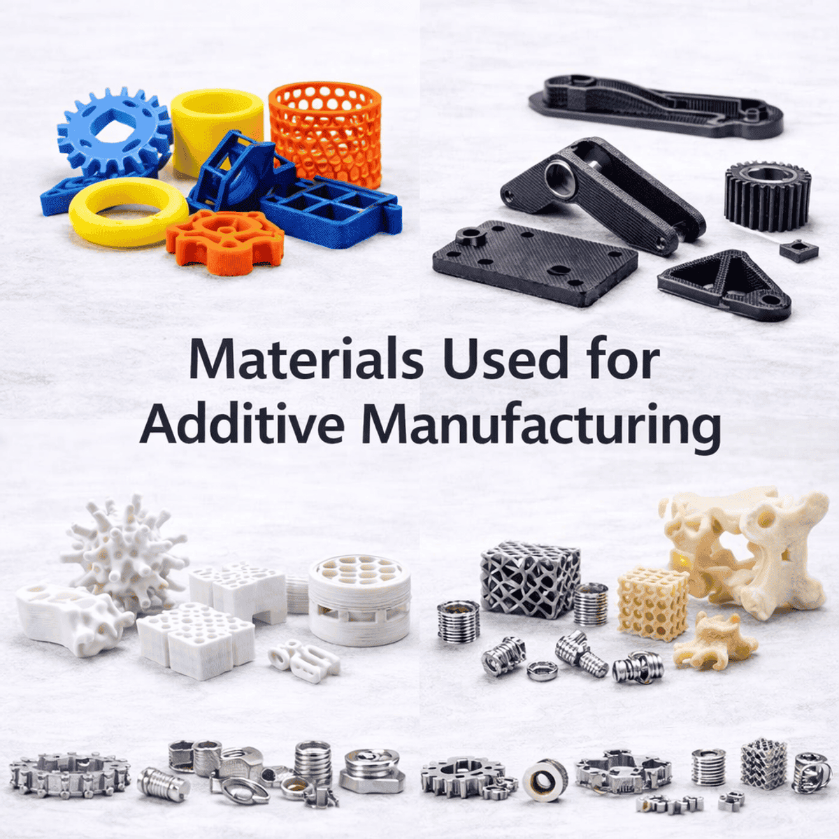 آموزش مواد مورد استفاده در تولید افزایشی (Additive Manufacturing)