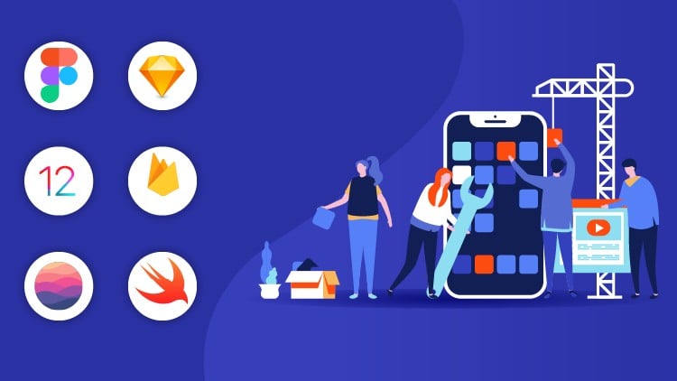 آموزش طراحی اپلیکیشن iOS 12 و توسعه با Swift 5: طراحی UI/UX و تجربه کاربری

