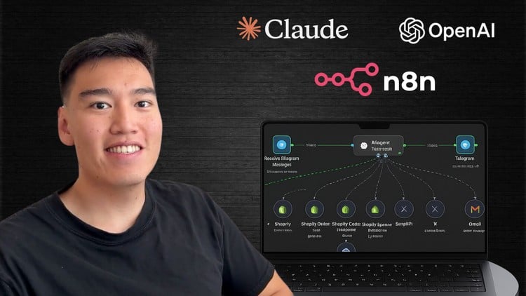 آموزش دوره کامل عوامل هوش مصنوعی و اتوماسیون هوش مصنوعی (۲۰۲۵) - n8n

