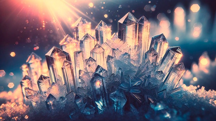 آموزش مقدماتی کریستال درمانی و شبکه‌های کریستالی (سطح ۱): کاربردی و حرفه‌ای
