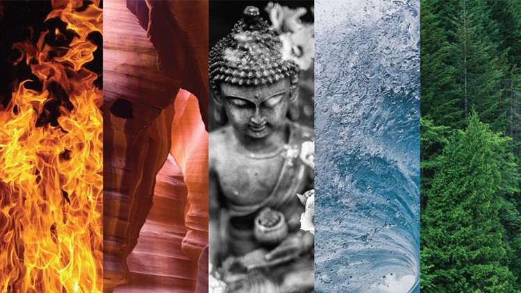 تمرینات پیشرفته چی کون ۵ عنصر و صداهای شفابخش را بیاموزید
