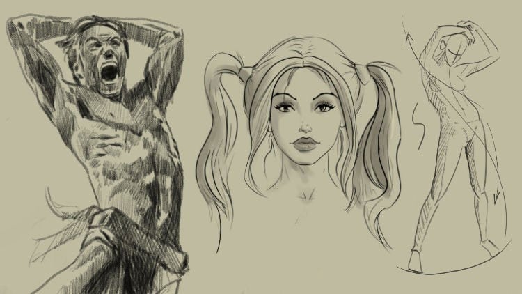 آموزش آناتومی برای طراحی فیگور: تسلط بر فیگور انسان
