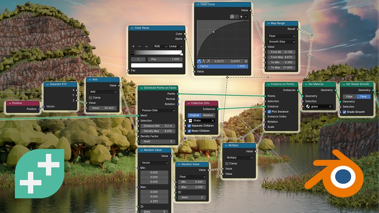 آموزش نودهای هندسه در بلندر ۴: ساخت مدل‌های سه‌بعدی پیچیده
