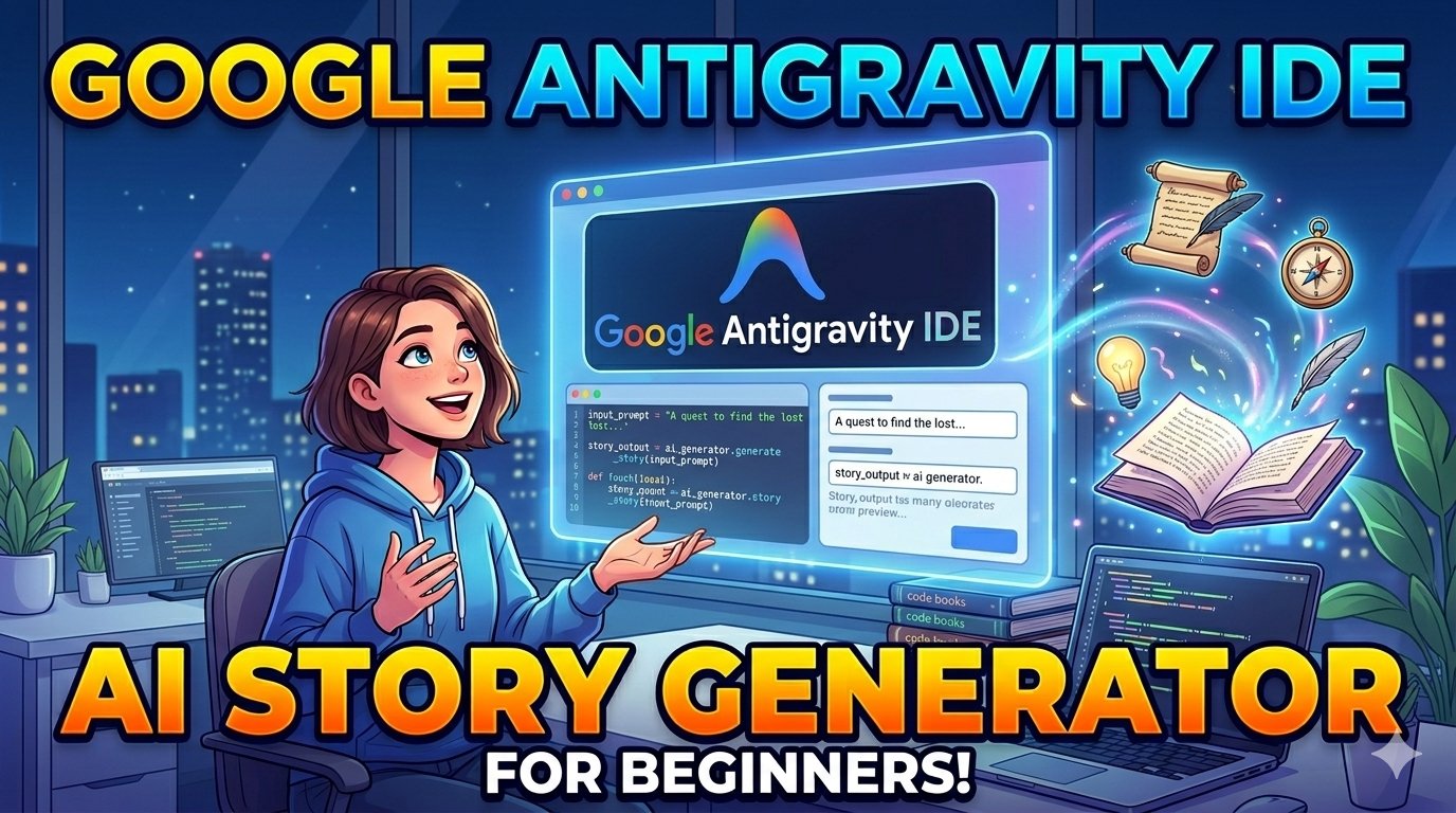 آموزش گوگل Antigravity IDE برای مبتدیان: ساخت سیستم تولید داستان با هوش مصنوعی