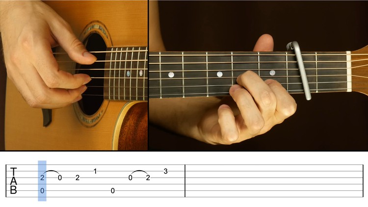 آموزش گیتار فینگراستایل با ۳ آهنگ فوق‌العاده - گام به گام
