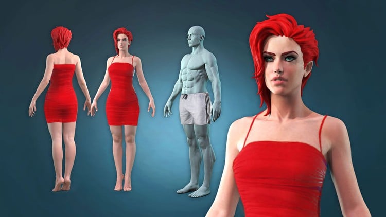 آموزش آناتومی زنانه برای هنرمندان
