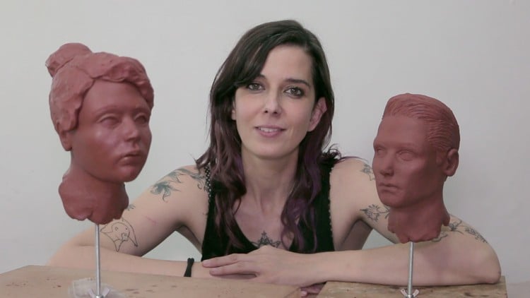 آموزش مجسمه‌سازی سر انسان (زن و مرد)
