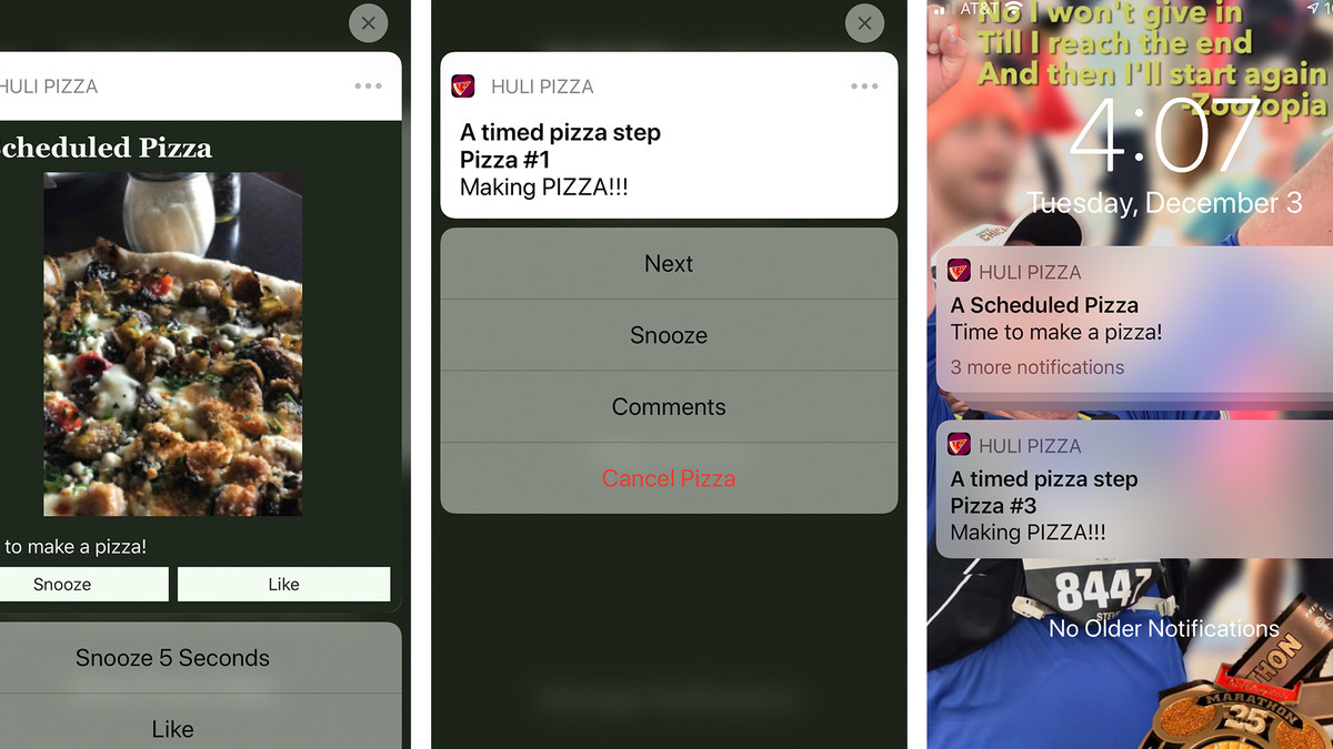 آموزش توسعه برنامه iOS و WatchOS: اعلان ها