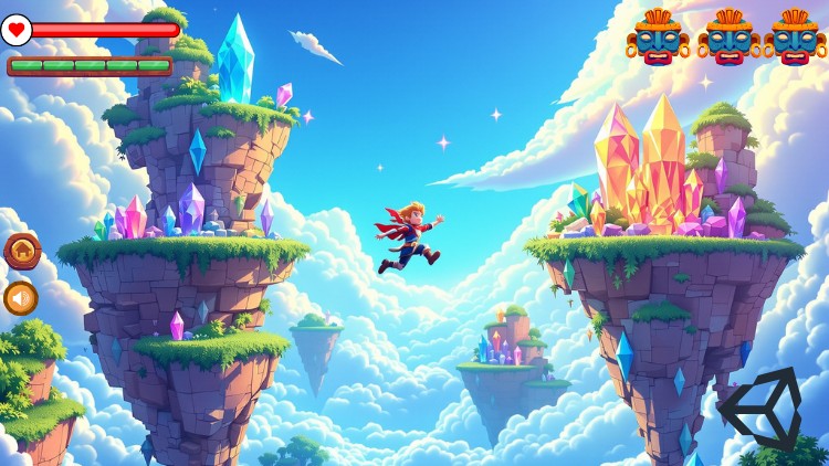 آموزش ساخت بازی پلتفرمر سه بعدی با یونیتی و سی شارپ

