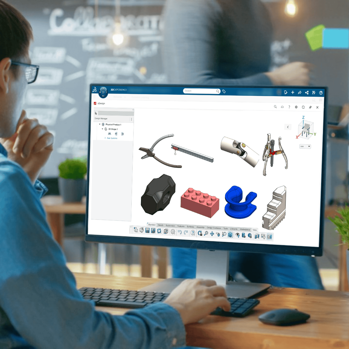 مونتاژ در xDesign و مدل‌سازی قطعات در سطح آزمون