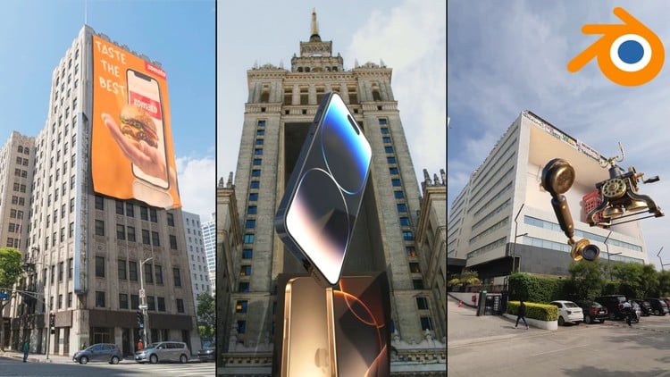 آموزش تبلیغات CGI و VFX حرفه‌ای با بلندر: از مبتدی تا پیشرفته

