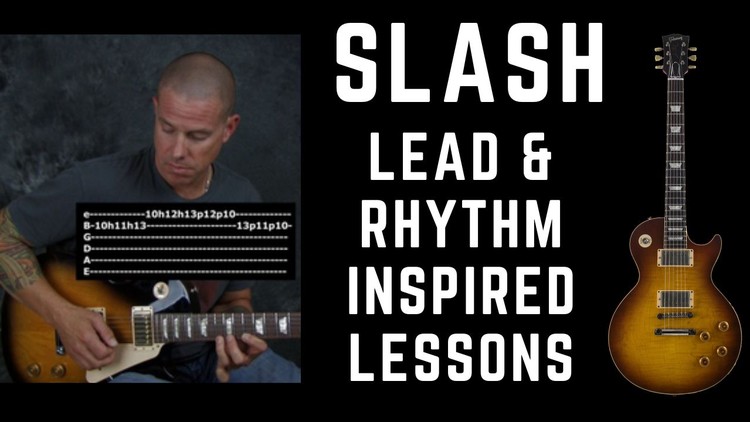 آموزش گیتار لید و ریتم به سبک اسلش
