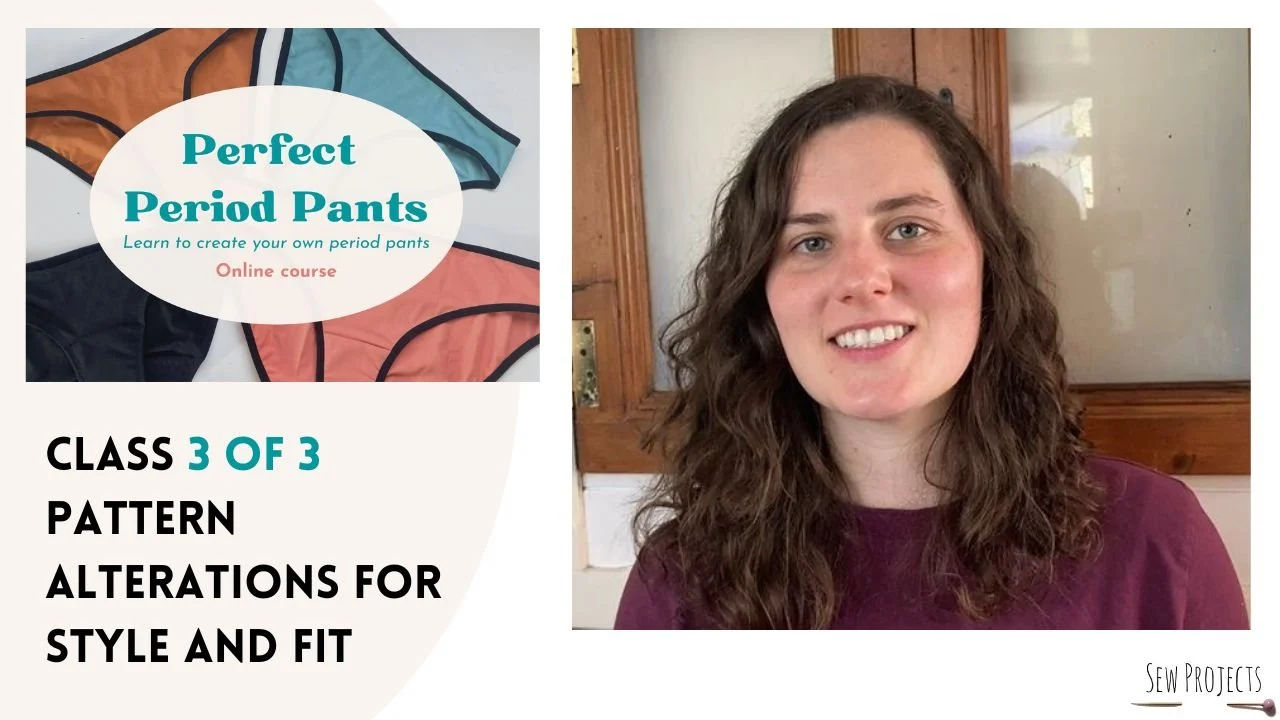 آموزش دوخت شورت قاعدگی: اصلاحات الگو. کلاس ۳ از ۳
