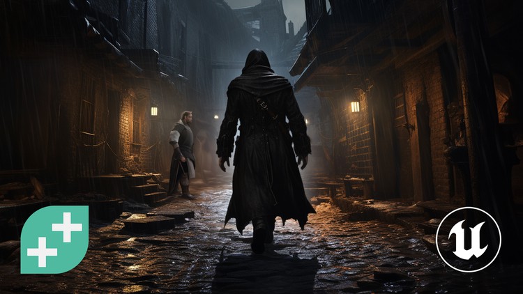 آموزش مبارزات مخفیانه در آنریل انجین 5: ساخت بازی‌های مخفی‌کاری با بلوپرینت UE5

