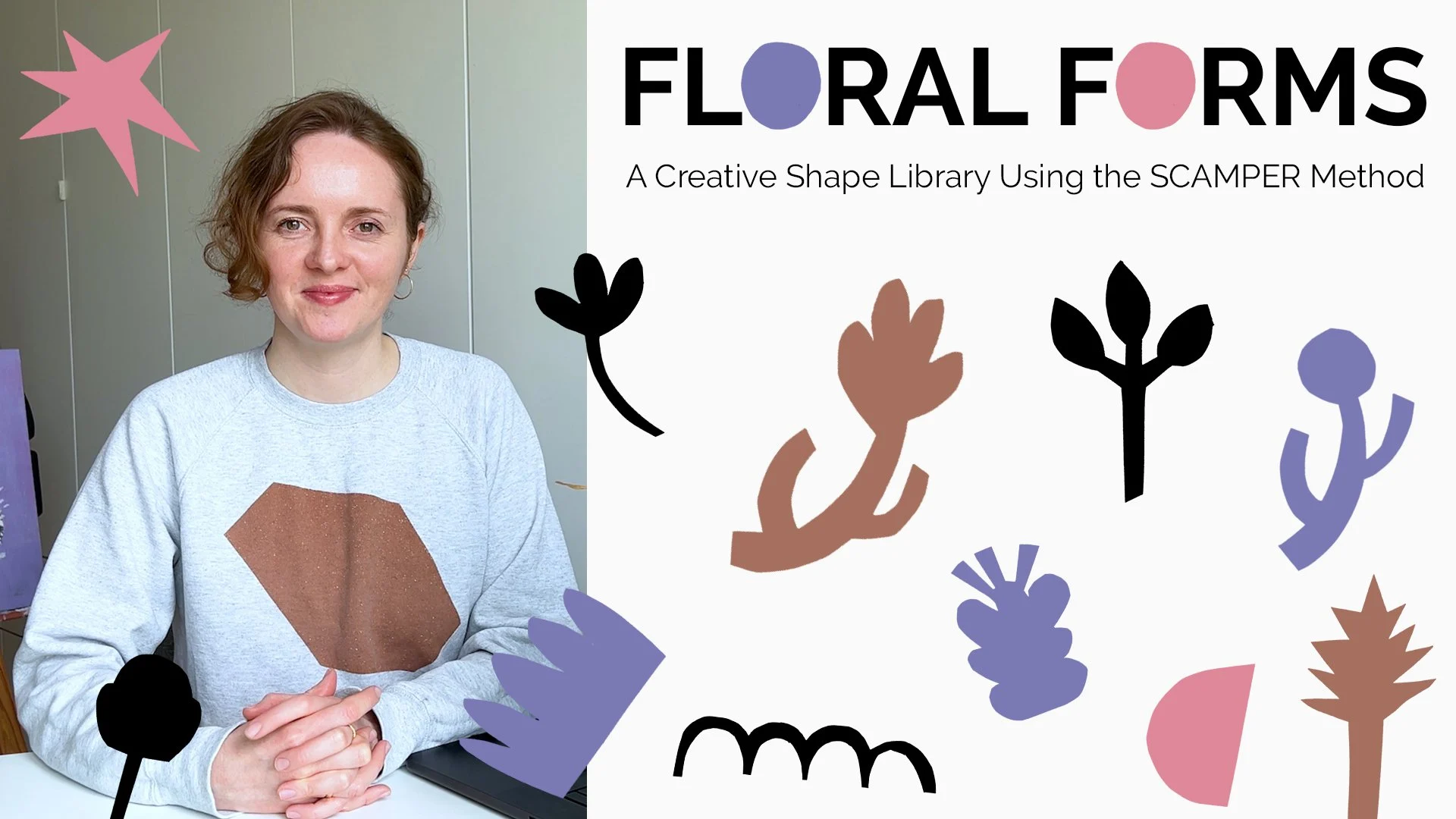 آموزش اشکال گل‌دار: کتابخانه‌ای خلاقانه از اشکال با استفاده از روش SCAMPER
