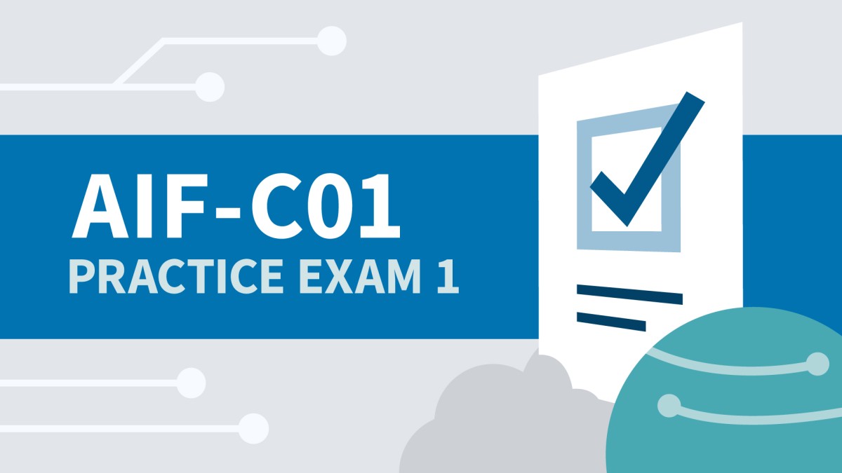 آزمون آزمایشی ۱ برای مدرک AWS Certified AI Practitioner (AIF-C01)