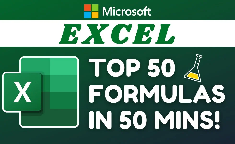 آموزش اکسل: ۵۰ فرمول برتر مایکروسافت اکسل!
