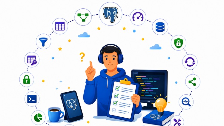 آموزش بیش از ۵۰۰ سوال مصاحبه PostgreSQL به همراه پاسخ‌ها ۲۰۲۶
